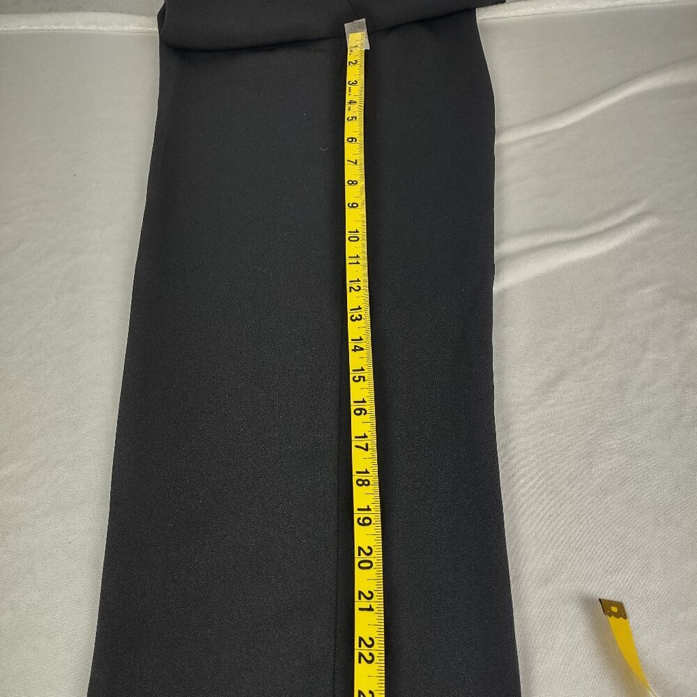 Jessica Howard Black Beaded Collar 2 Pc Pant Suit Formal Career Petite 4 - Picture 7 of 14